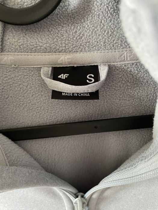 Jasny szary melanż softshell kurtka bluza damska 4f rozm. S
