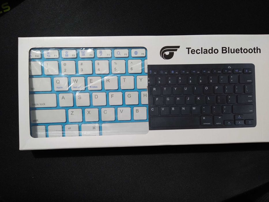 Teclado bluetooth ultra-fino, novo, nunca usado