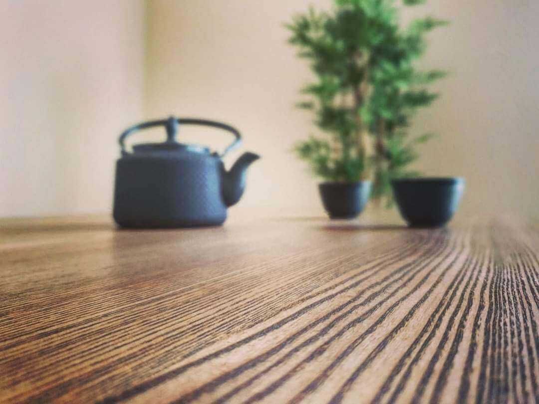 Ława jesionowa, styl japoński (stolik kawowy, lite drewno, design)