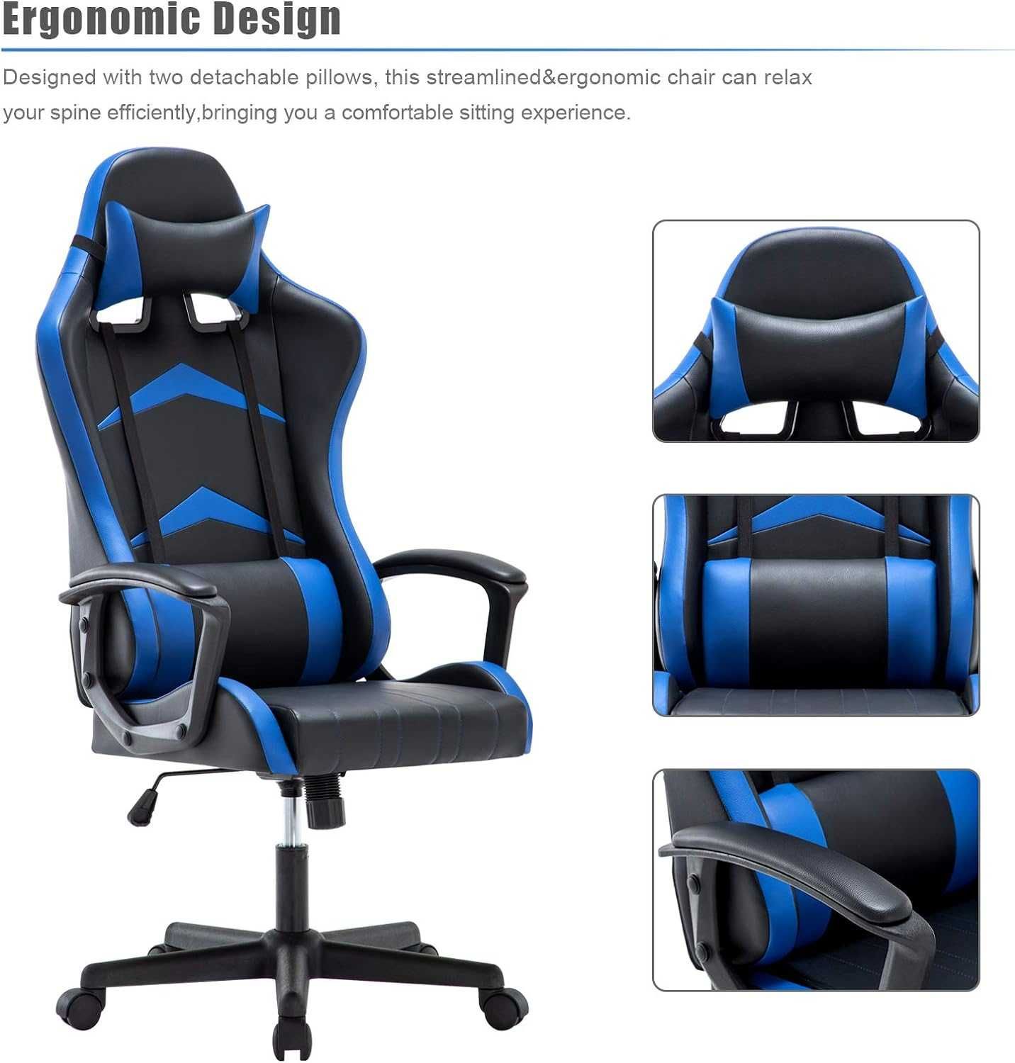 Krzesło Gamingowe Biurowe ergonomiczne