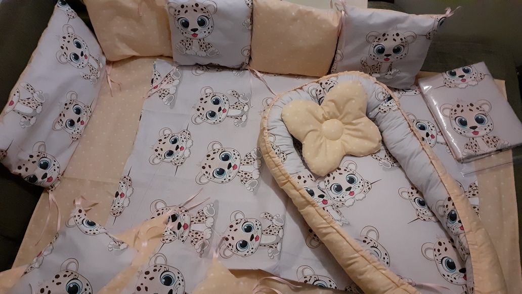Набор детского постельного белья в кроватку 15 предметов