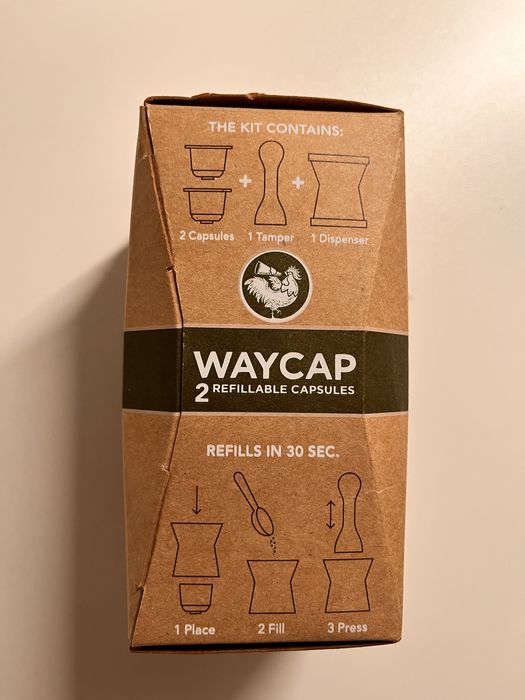 WAYCap 2 Kapsułki Nespresso wielokrotnego uzytku