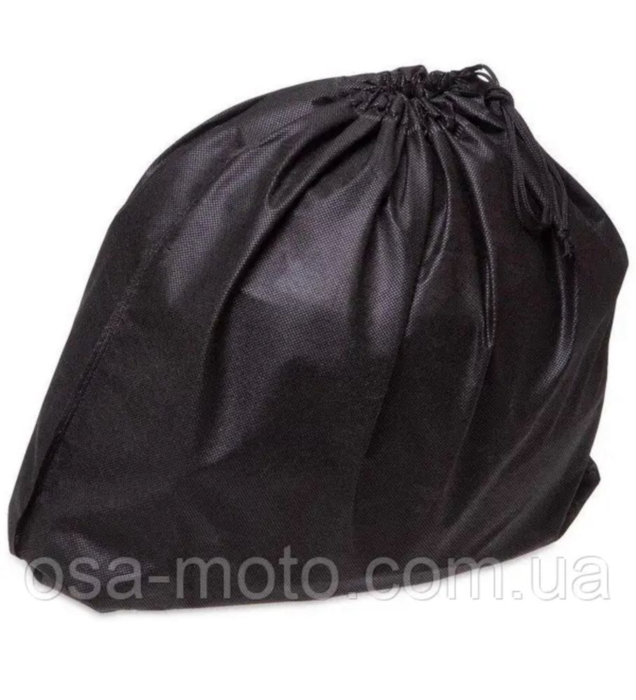 Мото шлем чорний матовий Мотошолом RXR Шлем чорний