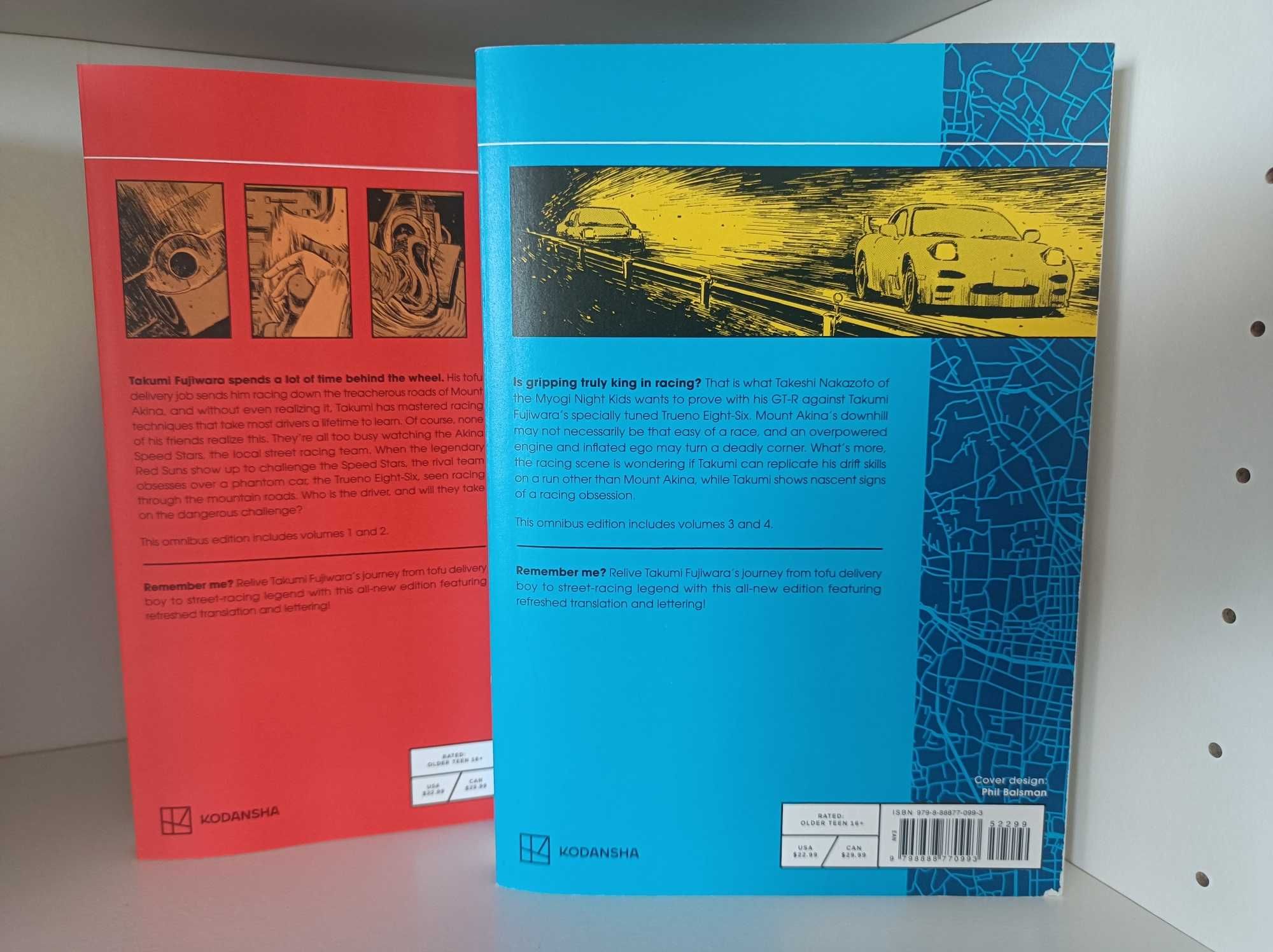 Initial D Manga Omnibus 1 e 2