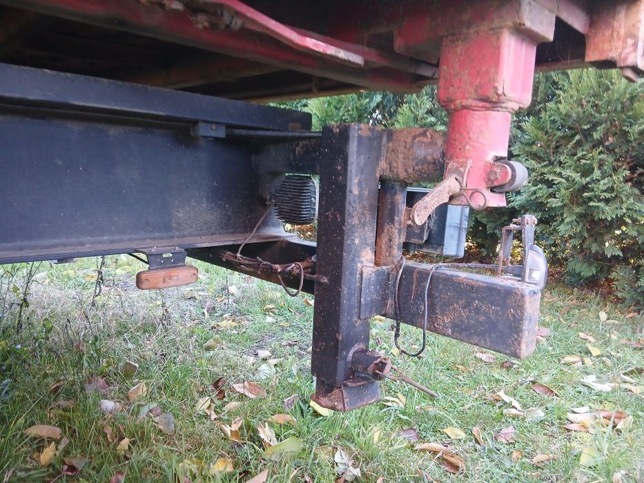 Przyczepa wywrotka tandem 3 strony niska