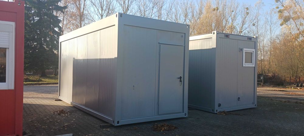 Kontener biurowy socjalny 20 z przedsionkiem