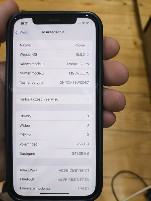 iPhone 12 PRO 256GB Pacific Blue niebieski zadbany