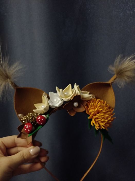 Обруч ,, Білочка" ручна робота