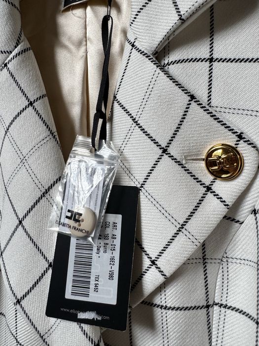 Нова Elisabetta Franchi оригінал оригинал платье пиджак сукня жакет