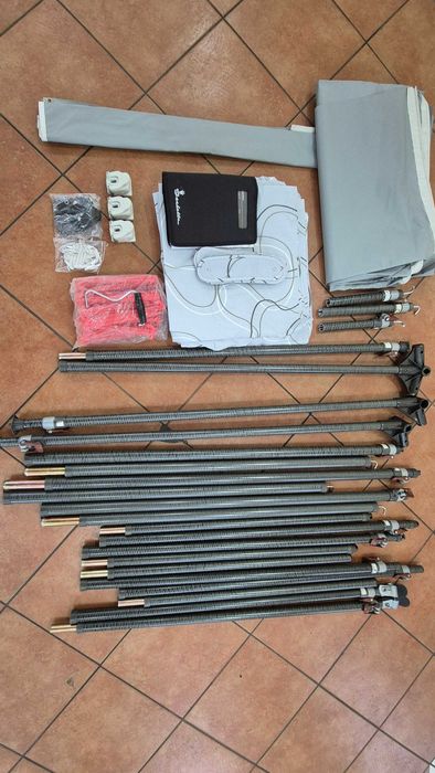 Przedsionek Isabella do kempingu przyczepa namiot 835cm-865cm Jak Nowy