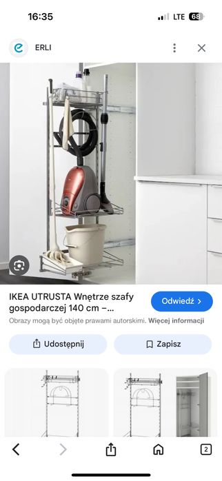 Szafa gospodarcza ikea metod utrusta 220