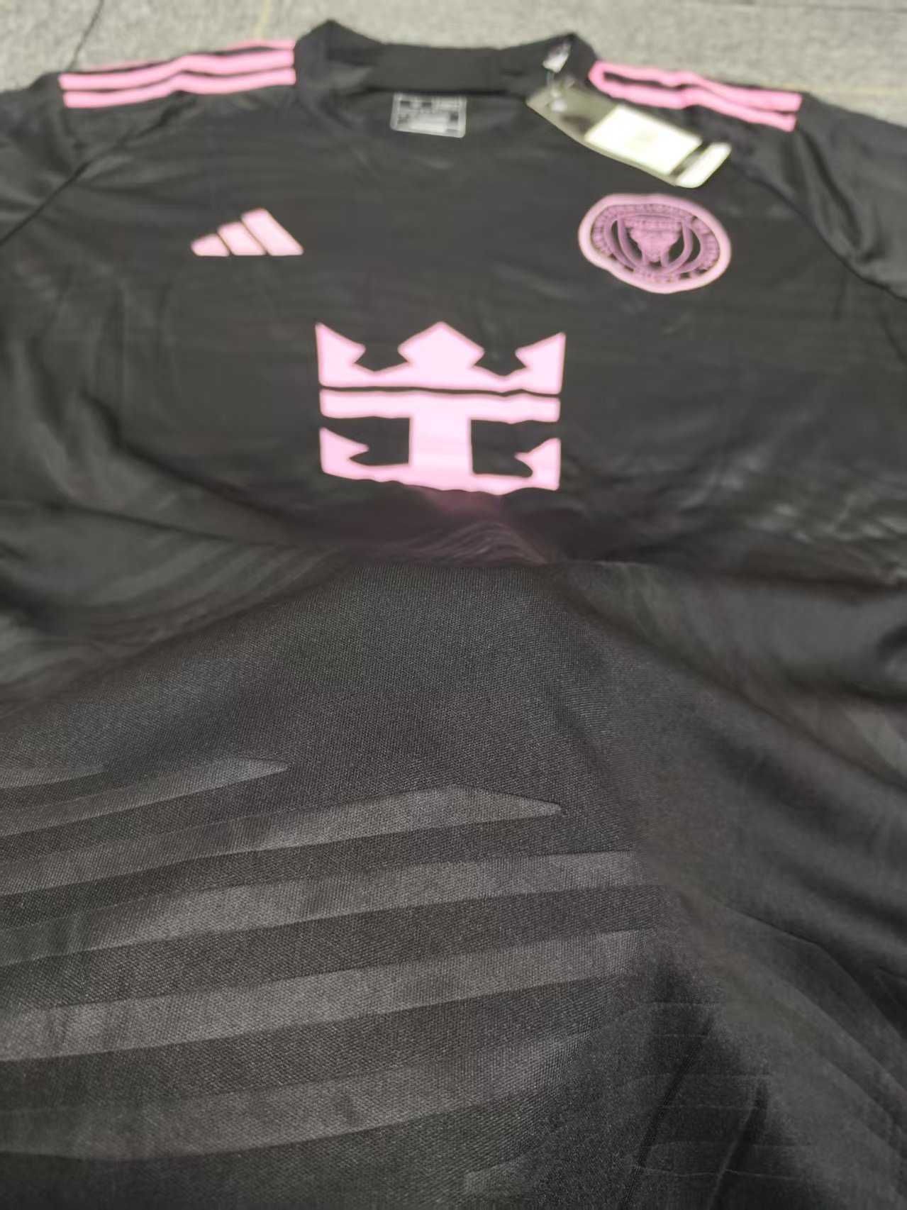 Czarna koszulka wyjazdowa Inter Miami Fan Edition nr 10 Messi R.M