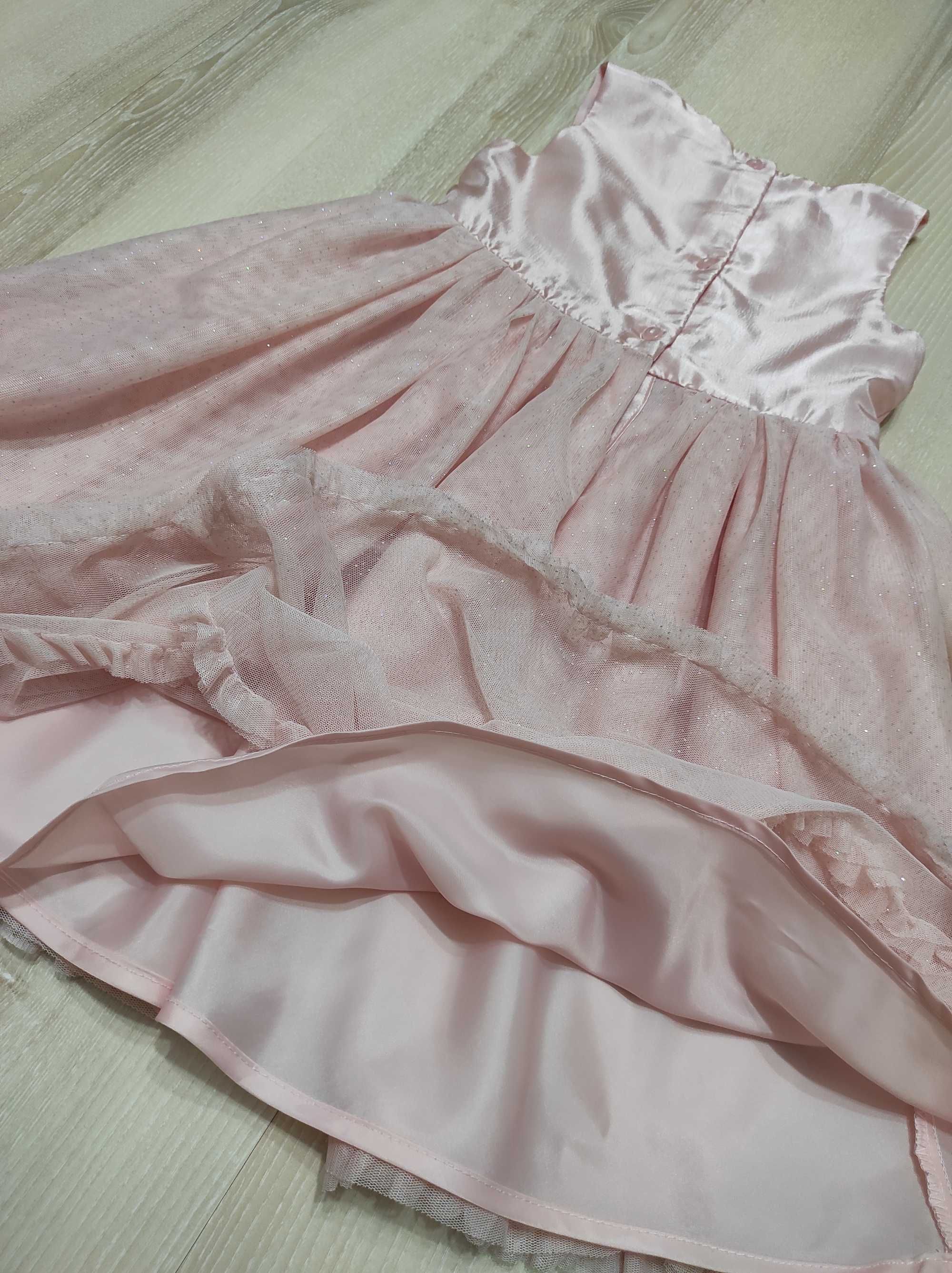 Нарядное праздничное платье H&M, пышное выпускное платье на 6-8 лет
