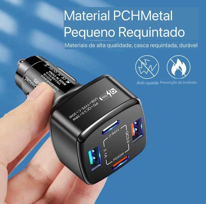 Carregador de isqueiro USB Para Carro