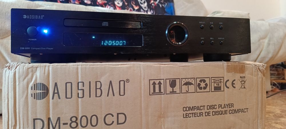 Аудіофільский Гібридно/Ламповий AOSIBAO DM-800 CD програвач-USB-Blueto