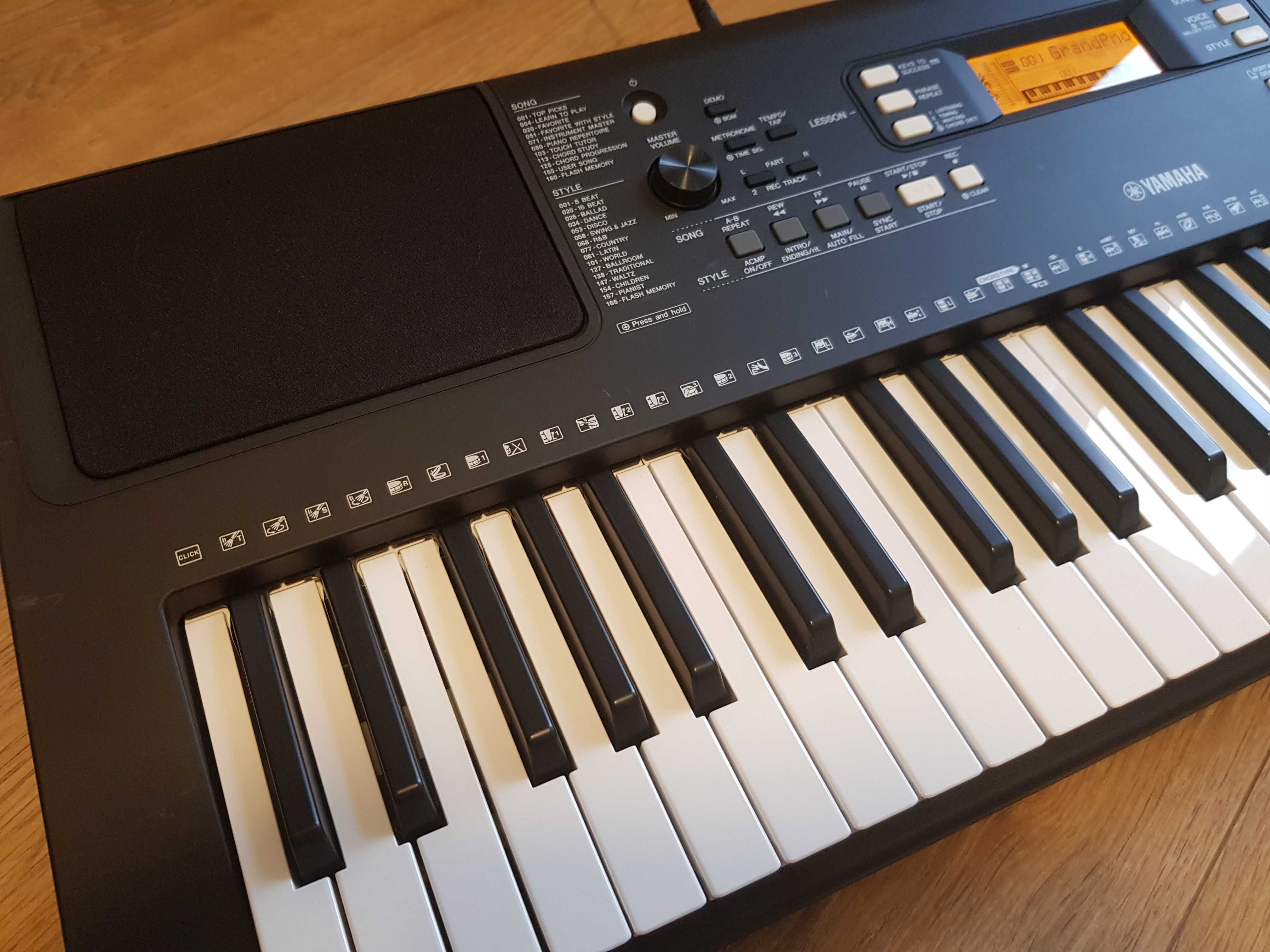 Yamaha keyboard PSR-E363 (YPT-360) stan jak NOWY