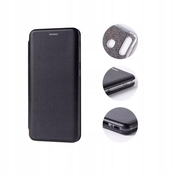 Etui Z Klapką Magnetic Smart Divado Realme C55 Czarne
