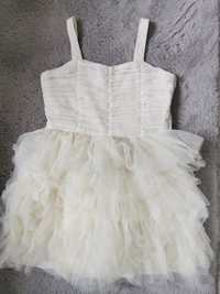 Tiulowa sukienka H&M 140 elegancka wesele chrzest komunia