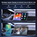 8-calowy bezprzewodowy wyświetlacz Apple CarPlay i Android Auto,
