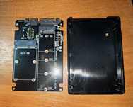 Adapter SSD SATAIII – M.2 / mSATA do 2.5”