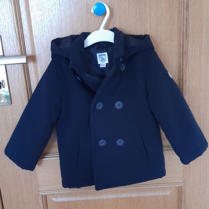 Casaco azul escuro, marca Chicco. Unisexo. 2 anos. Como NOVO