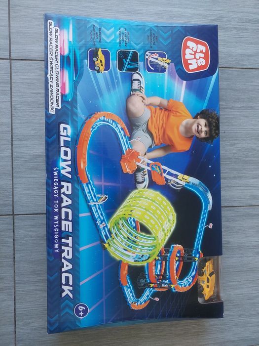 NOWY Elefun Świecący tor wyścigowy  GLOW TRACK