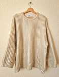 Zara zloty sweter oversize S 36
