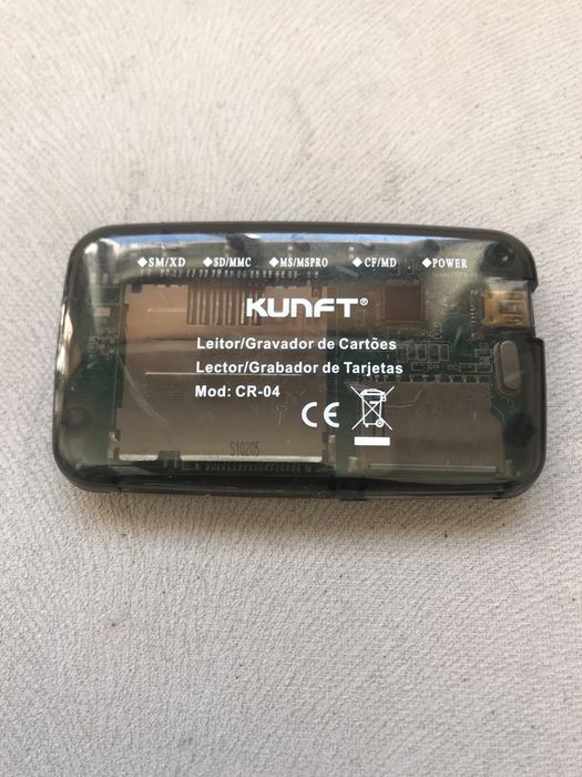Leitor/gravador de cartões Kunft