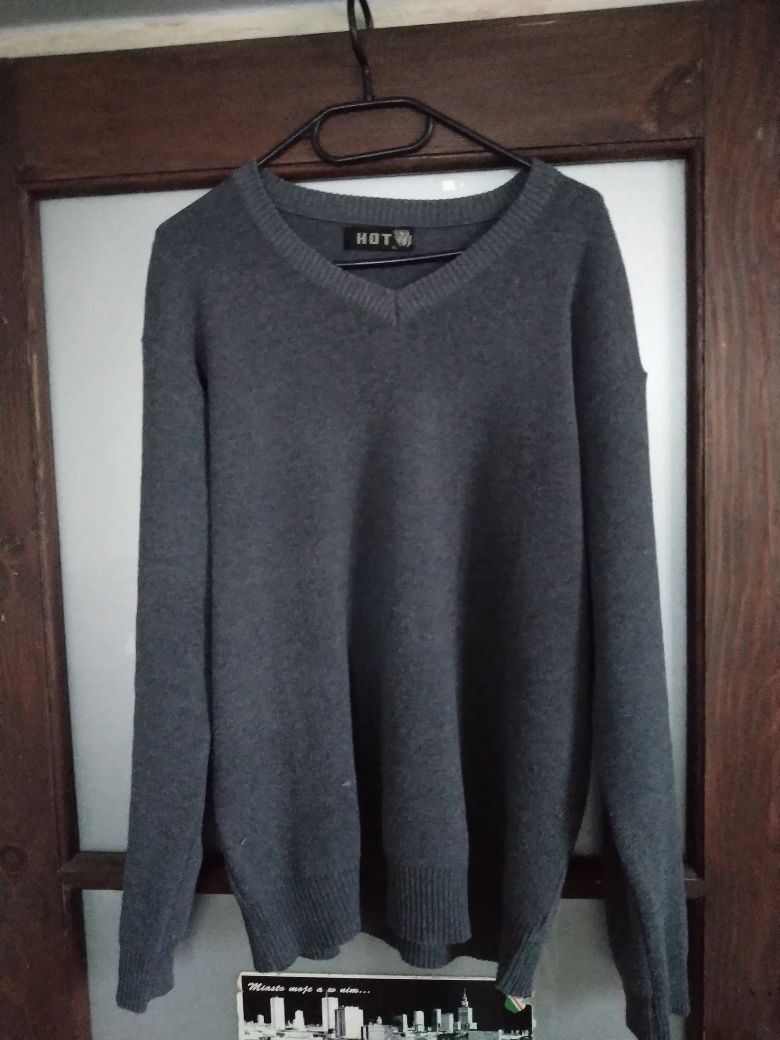 30% wełna sweter Hot XL