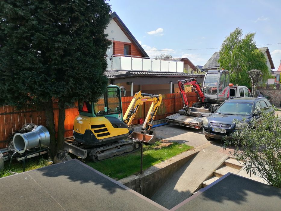 Usługi Minikoparką Nowy Dwór Mazowiecki i okolice