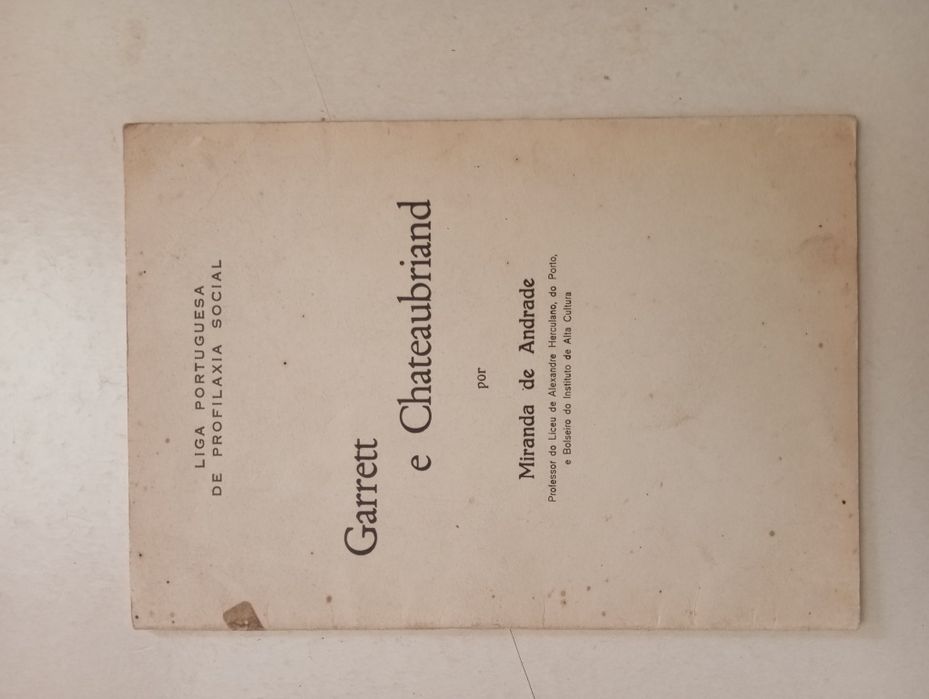 Miranda de Andrade - Garrett e Chateaubriand