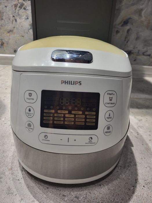 Мультиварка Philips HD4731 — відмінний стан + парова насадка