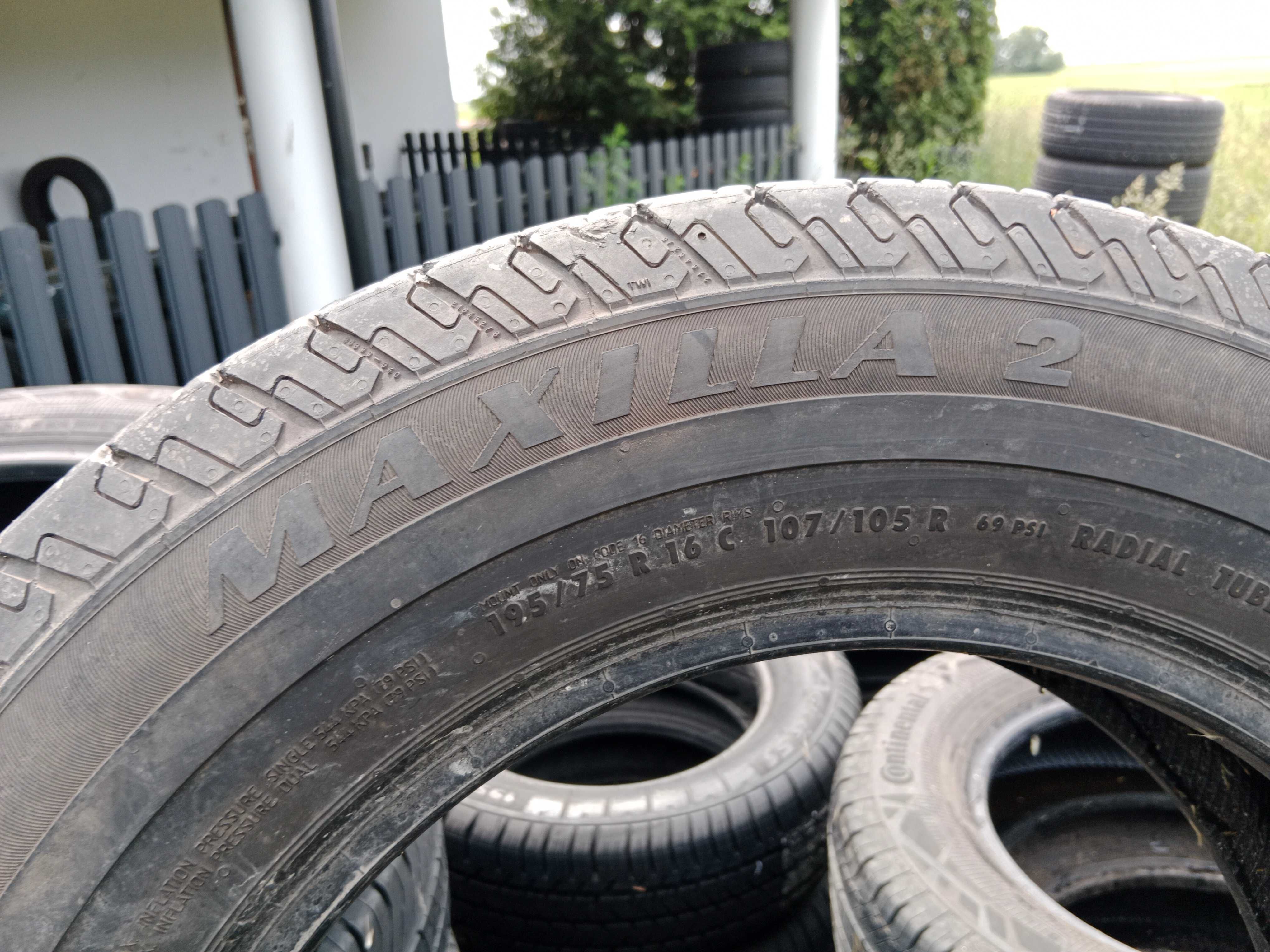 Opony używane 195/75R16C Matador Maxilla 2 MPS 330 2szt.