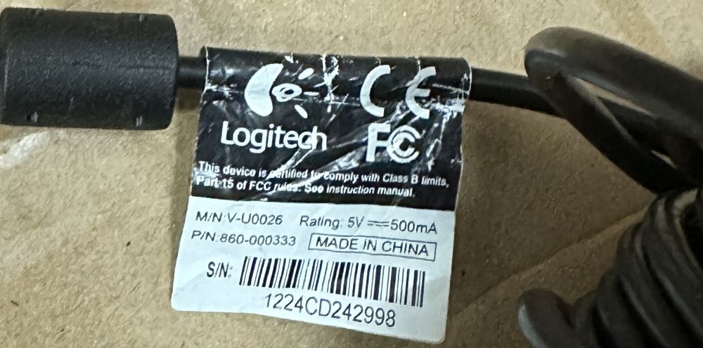 Kamera internetowa do komputera laptopa Logitech C170