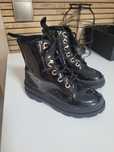 Czarne lakierowane botki H&M 28