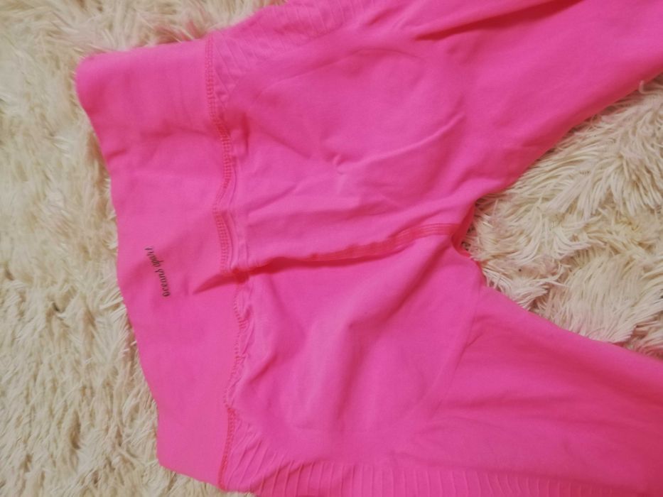 legginsy Oceans Apart S 36 wear and smile różowe bezszwowe push up