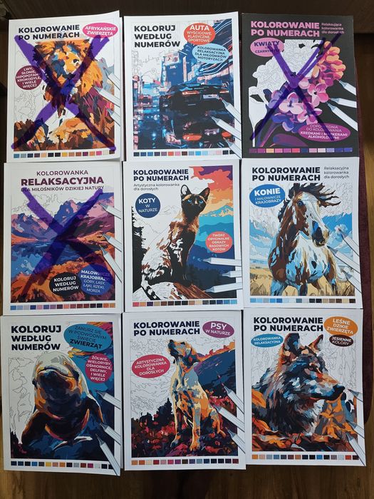 Kolorowanka po numerach