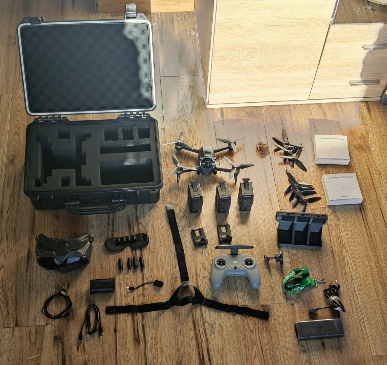 Dron DJI FPV combo duży zestaw!