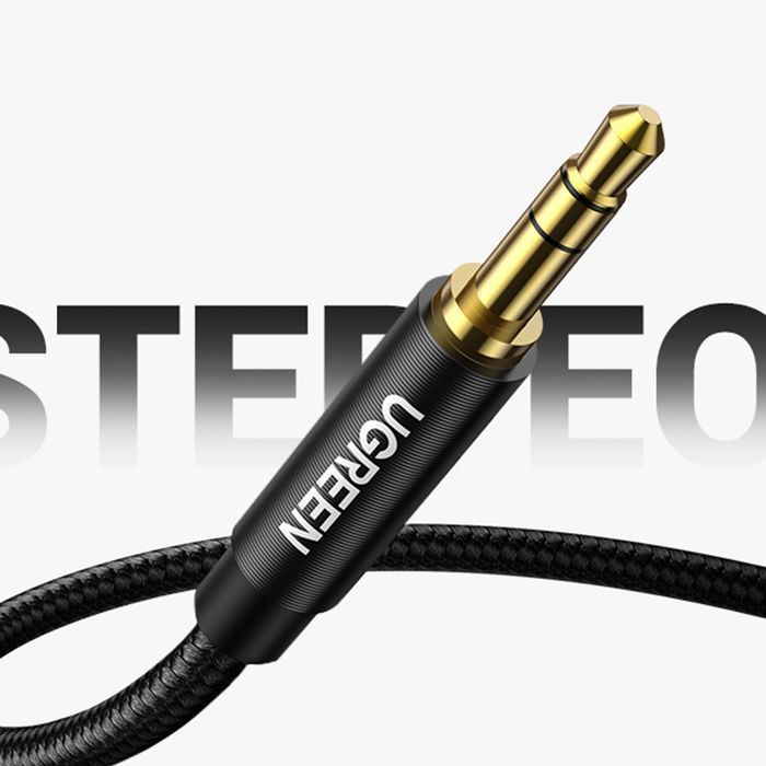 Ugreen Kabel Audio Aux 3,5 mm, 2M Niebieski - Premium Jakość Dźwięku