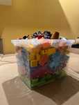 Zestaw LEGO Duplo – mix klocków z zestawów tematycznych + dodatki