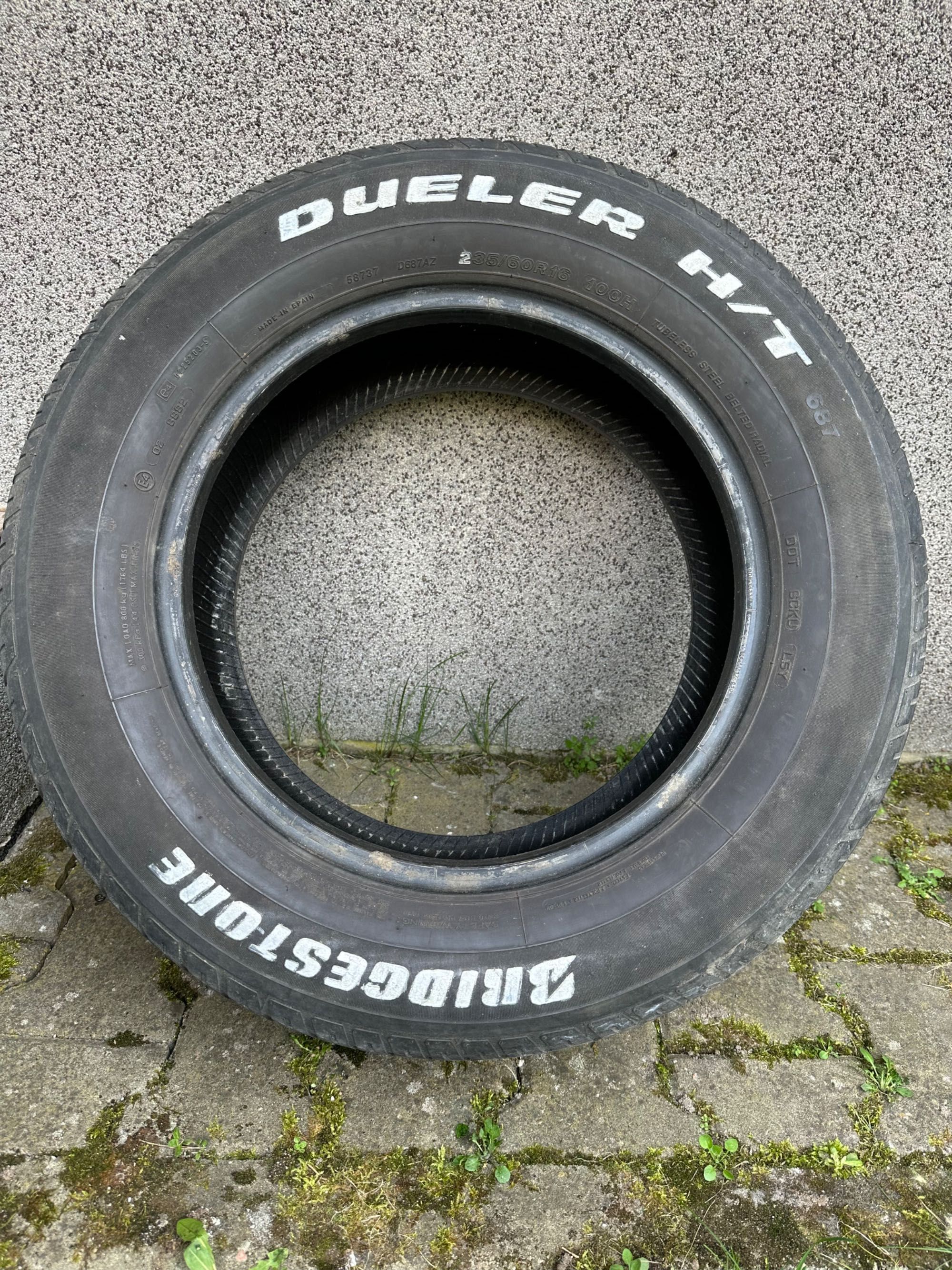 Sprzedam opony bridgestone 235/60r16