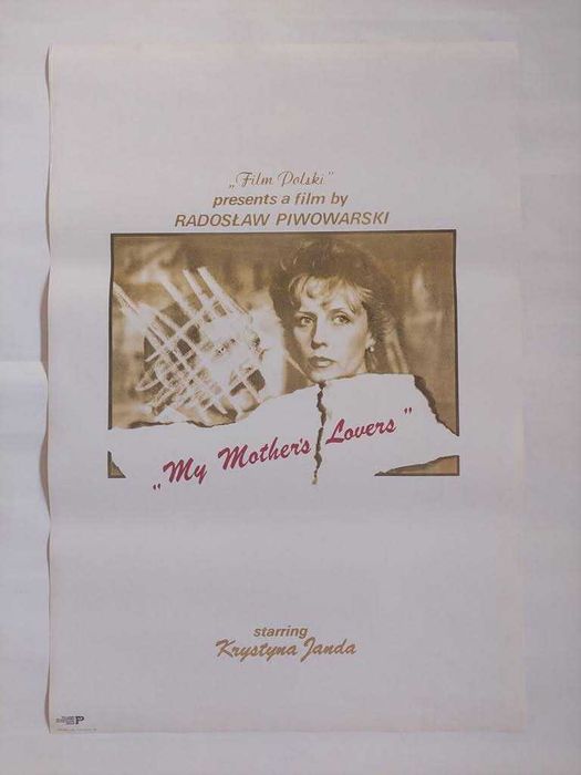 Plakat filmowy oryginalny - Kochankowie mojej matki - Piwowarska 85'