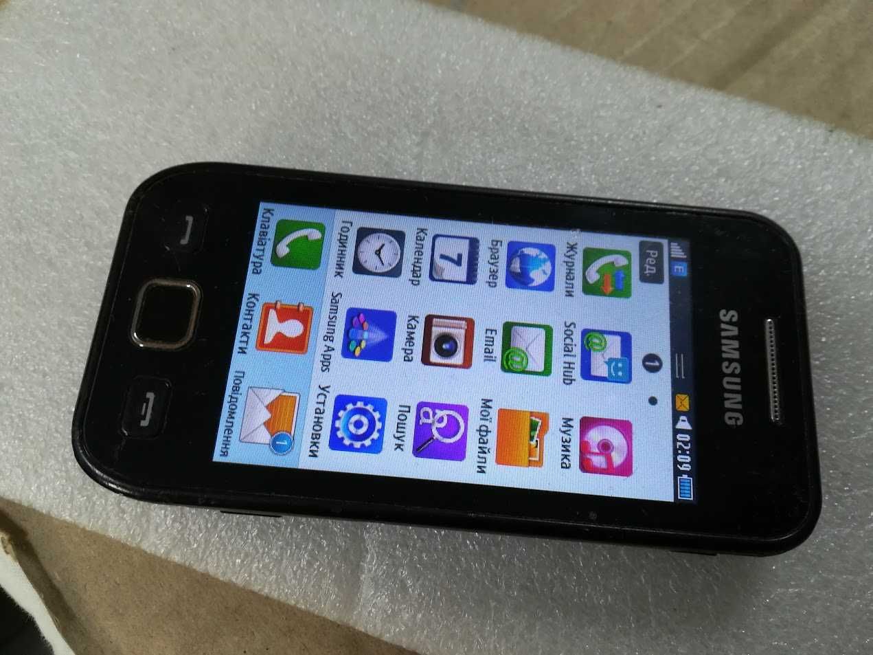Телефон Samsung Wave 525 S5250 Black