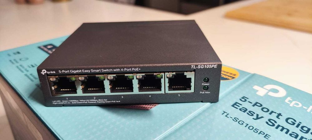 TP-Link TL-SG105PE 5-Port Gigabit Easy Smart Switch PoE
