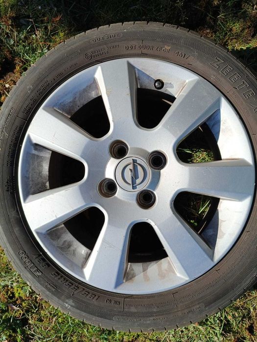 Alufelgi, koła Opel Felgi aluminiowe 15" opel corsa c, meriva + opony