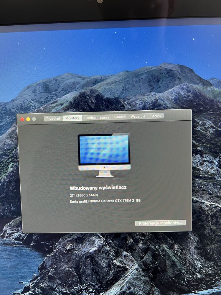 Komputer Apple iMac 27 16 GB RAM 3TB HDD i5 3,4GHz, Nvidia 775M 2 GB