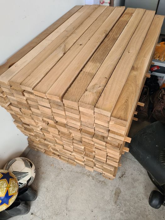 Sztacheta, deska dębowa, 100x6,5x2,6