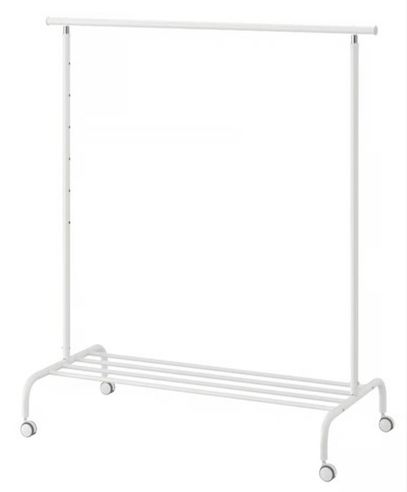 Bengaleiro/suporte para cabides branco