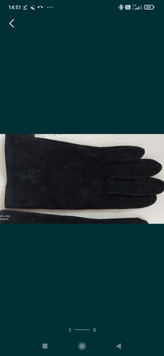 Rękawiczki skórzane 6,5