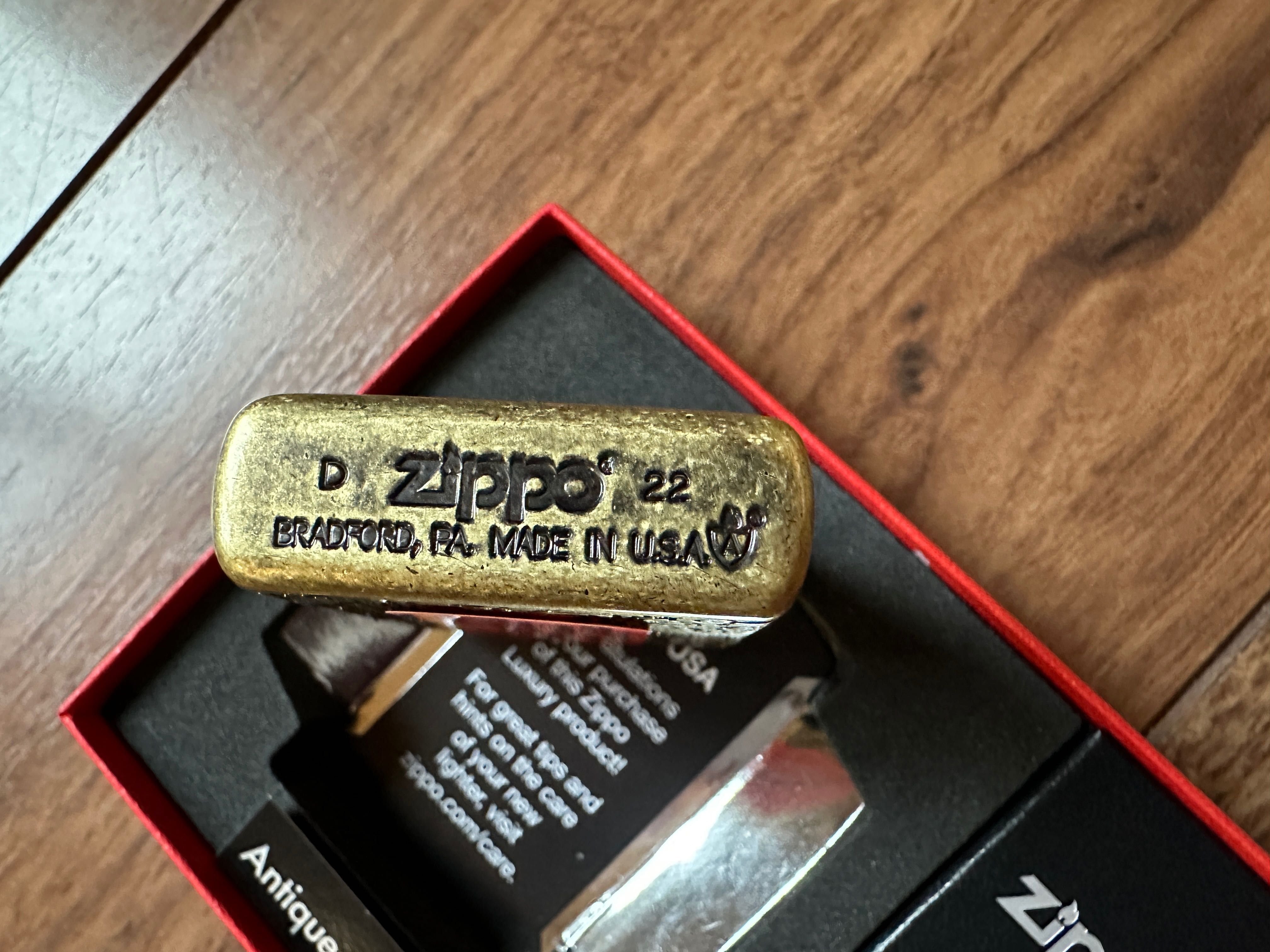 Оригинальная новая зажигалка Zippo 29719 Armor St Benedict США